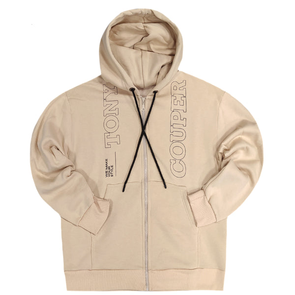 Tony couper - J23/1 - dual logo jacket - beige