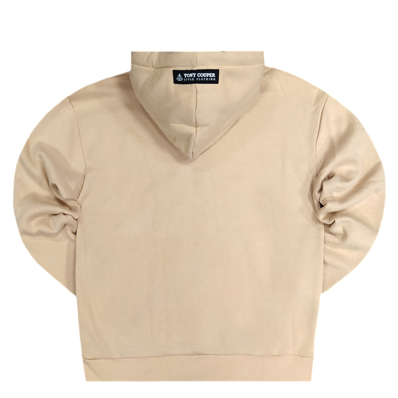 Tony couper - J23/7 - simple logo jacket - beige
