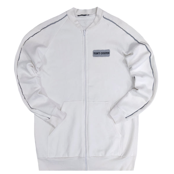 Tony couper - J23/50 - grey line jacket - white