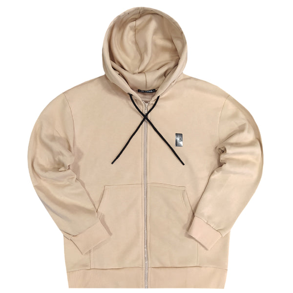 Tony couper - J23/7 - simple logo jacket - beige