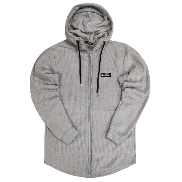 Tony couper - J23/15 - grey velour jacket