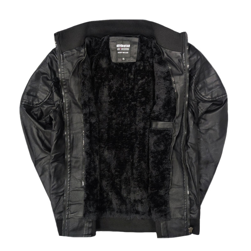 Gang - JG-169 - dermatine jacket - black