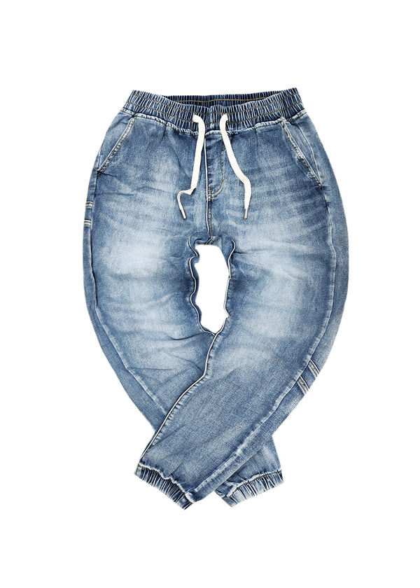 Ανδρικό jean παντελόνι GUF - JK2407 -  denim jeans ανοιχτό μπλε