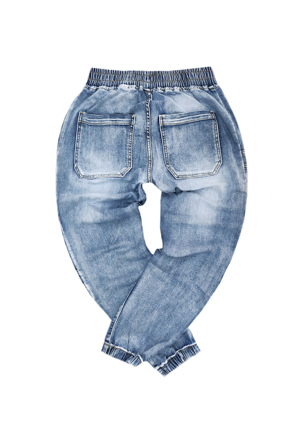 Ανδρικό jean παντελόνι GUF - JK2407 -  denim jeans ανοιχτό μπλε