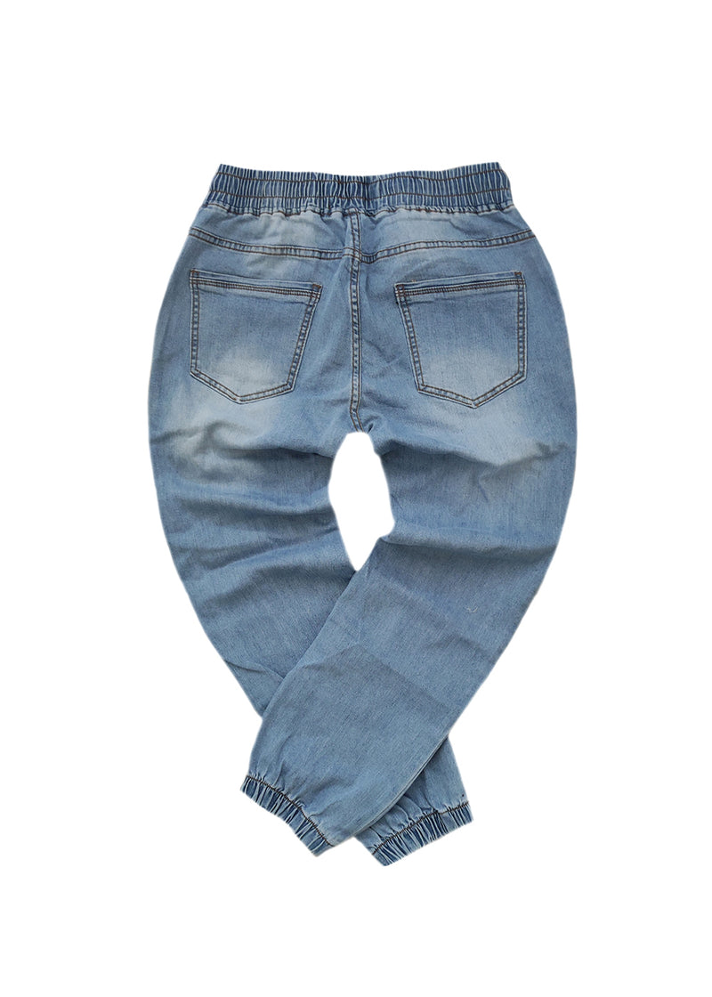 Ανδρικό jean παντελόνι GUF - JK2581 -  denim jeans ανοιχτό μπλε