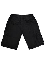 Ανδρική βερμούδα υφασμάτινο cargo Gang - JR1119-9 - fabric cargo shorts μαύρο