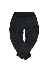Ανδρική φόρμα cargo φούτερ GUF-JX-9621-1- cargo pants μαύρο