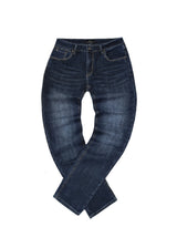 GUF CLOTHING - Ανδρικό τζιν παντελόνι basic jeans slim fit - Blue-Black JX8066