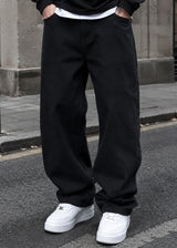 GUF CLOTHING - Ανδρικό  τζιν παντελόνι Baggy  - Μαύρο KK3169