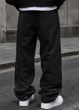 GUF CLOTHING - Ανδρικό  τζιν παντελόνι Baggy  - Μαύρο KK3169