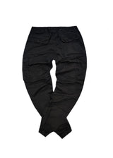 Ανδρικό cargo παντελόνι GUF-KS22-738-black regular fit μαύρο