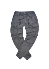 Ανδρικό cargo παντελόνι GUF-KS22-738-dark grey regular fit σκούρο γκρι
