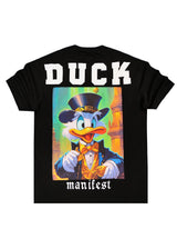 Ανδρική κοντομάνικη μπλούζα GUF - L-151 - regular fit μαύρο