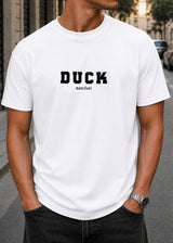 GUF CLOTHING Ανδρική κοντομάνικη μπλούζα λευκή Manifest L-151-white