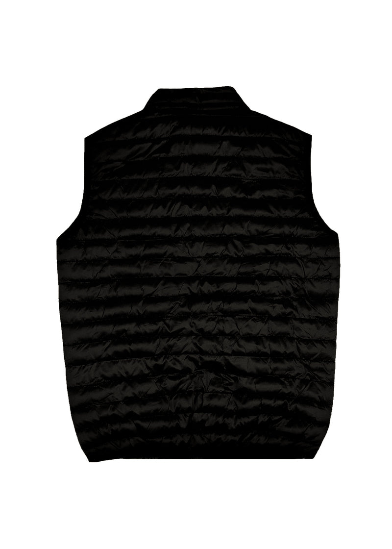Ανδρικό αμάνικο μπουφάν GUF - L-981 - sleeveless puffer μαύρο