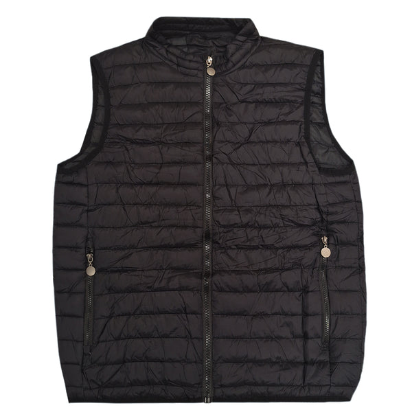 Gang - L981-1 - sleeveless puffer jacket - black