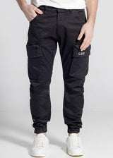 Ανδρικό παντελόνι κάργκο Cosi Jeans - 67-LAGGO-BLACK-cargo pants μαύρο