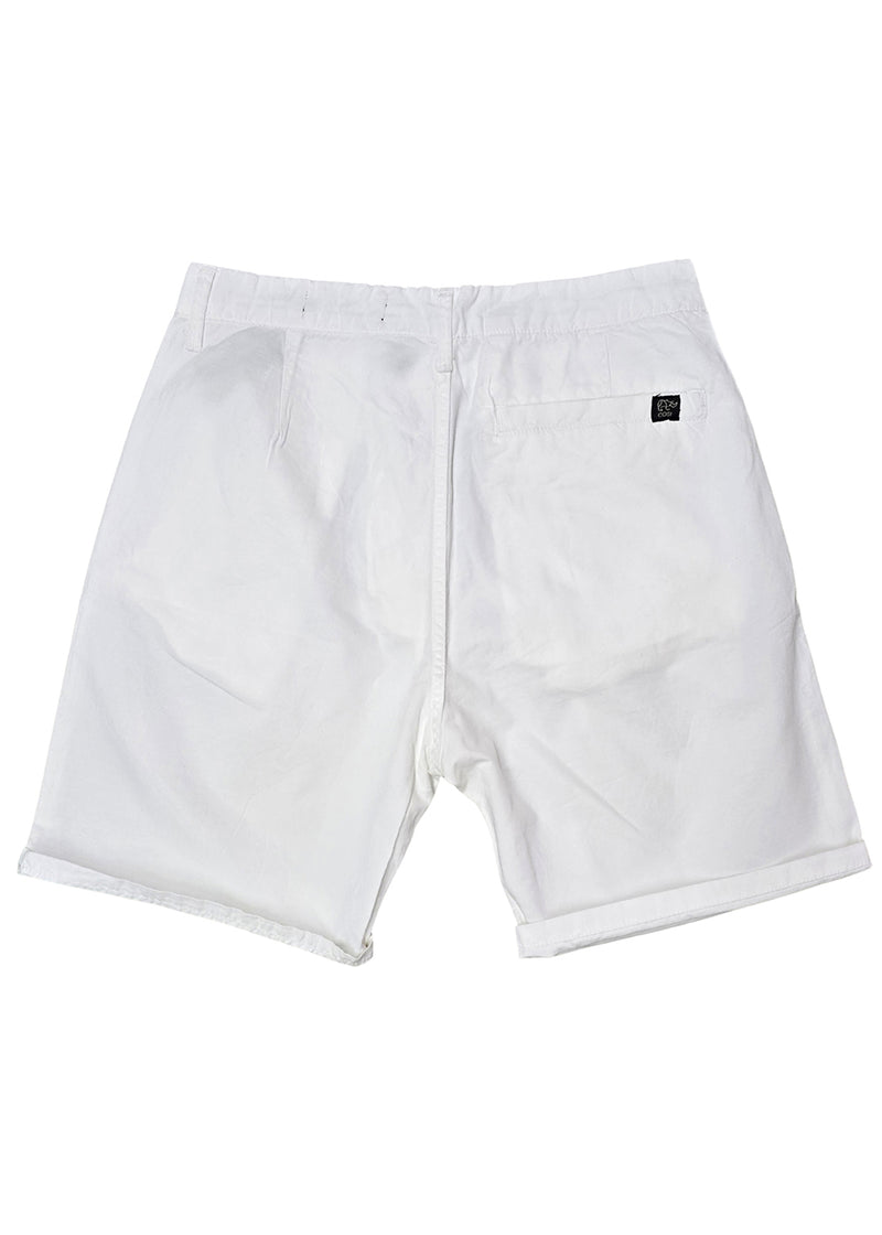 Ανδρική υφασμάτινη βερμούδα Cosi jeans - LETORE - fabric shorts regular fit λευκό