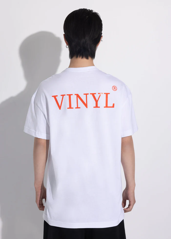 Ανδρική κοντομάνικη μπλούζα Vinyl Art Clothing - 14374-02 - cotton oversized fit - authentically you t-shirt λευκό