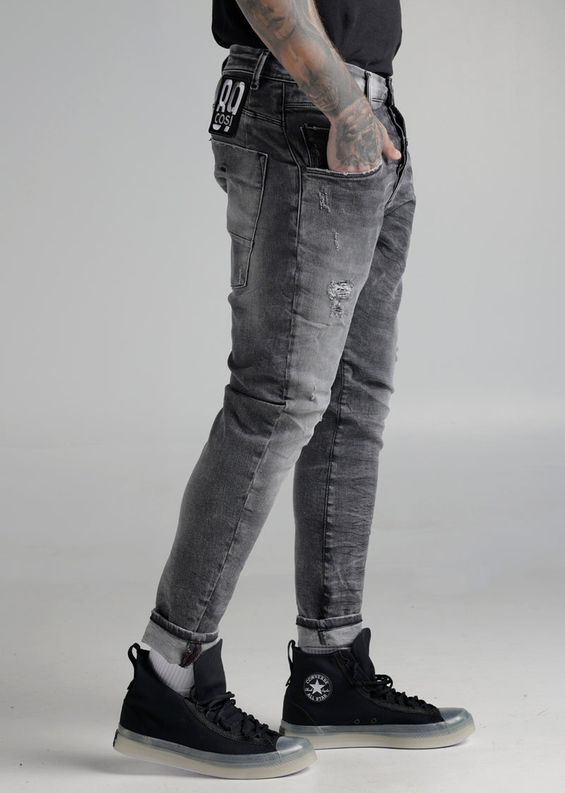 Ανδρικό τζιν παντελόνι cosi jeans - 65-MAGGIO-10 γκρι
