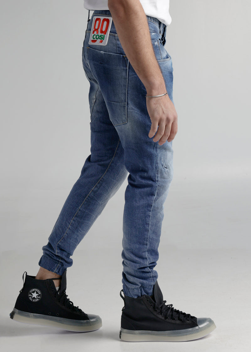 Ανδρικό τζιν παντελόνι cosi jeans - 65-MAGGIO-1 μπλε