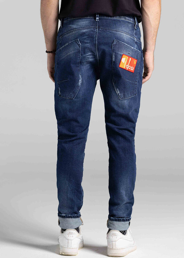 Ανδρικό τζιν παντελόνι Cosi Jeans - 66-MAGGIO 2 - jeans regular fit σκούρο μπλε