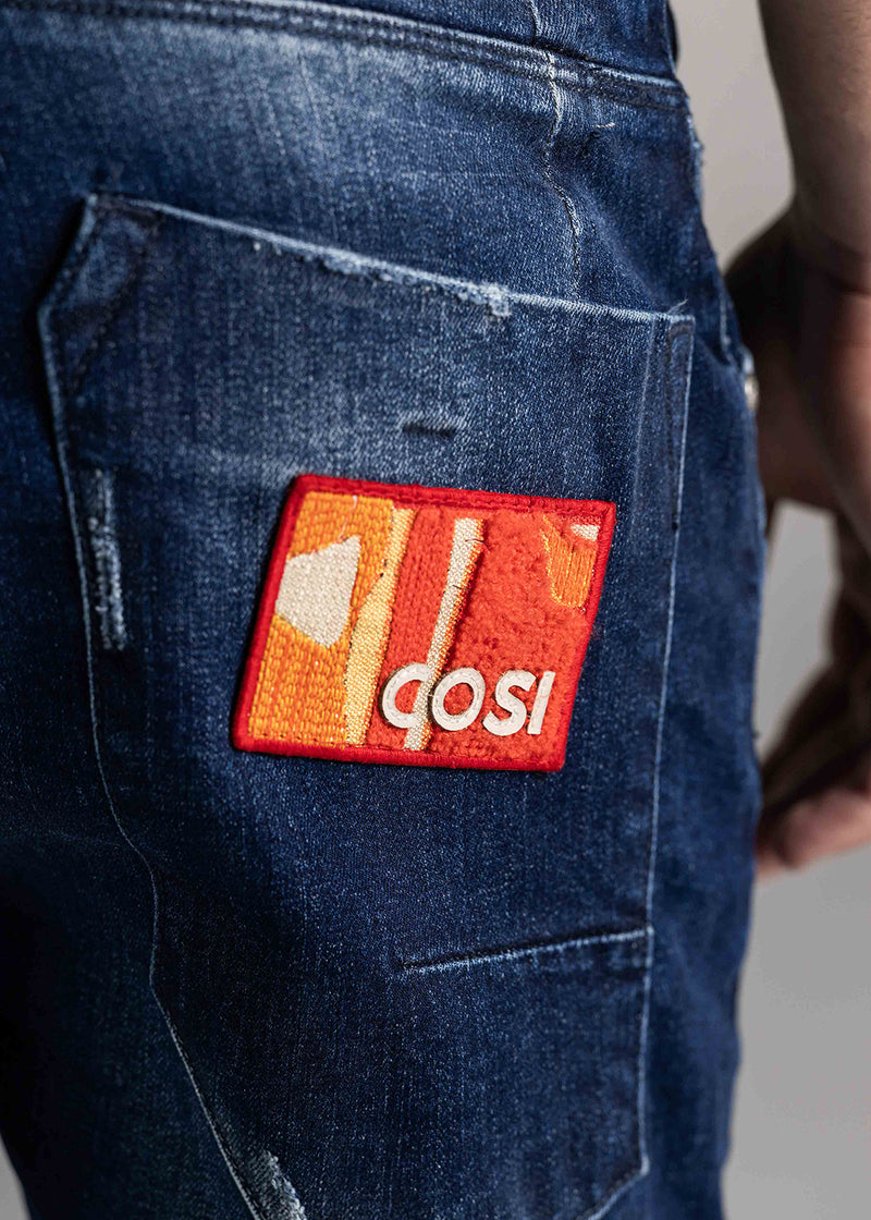 Ανδρικό τζιν παντελόνι Cosi Jeans - 66-MAGGIO 2 - jeans regular fit σκούρο μπλε