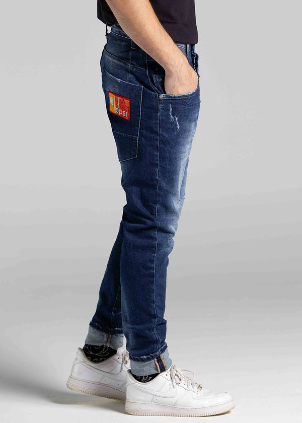 Ανδρικό τζιν παντελόνι Cosi Jeans - 66-MAGGIO 2 - jeans regular fit σκούρο μπλε