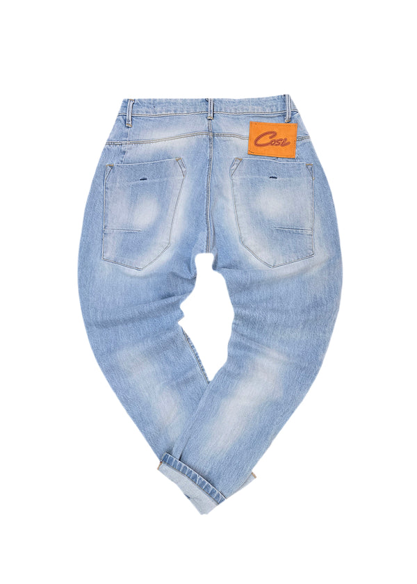 Ανδρικό τζιν παντελόνι Cosi Jeans - 65-MAGGIO 5 - jeans regular fit ανοιχτό μπλε