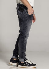 Ανδρικό τζιν παντελόνι Cosi Jeans-67-MAGGIO 6-black jeans regular fit μαύρο