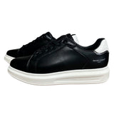 Renato garini italy - marcello-2201 - white lines sneakers - black