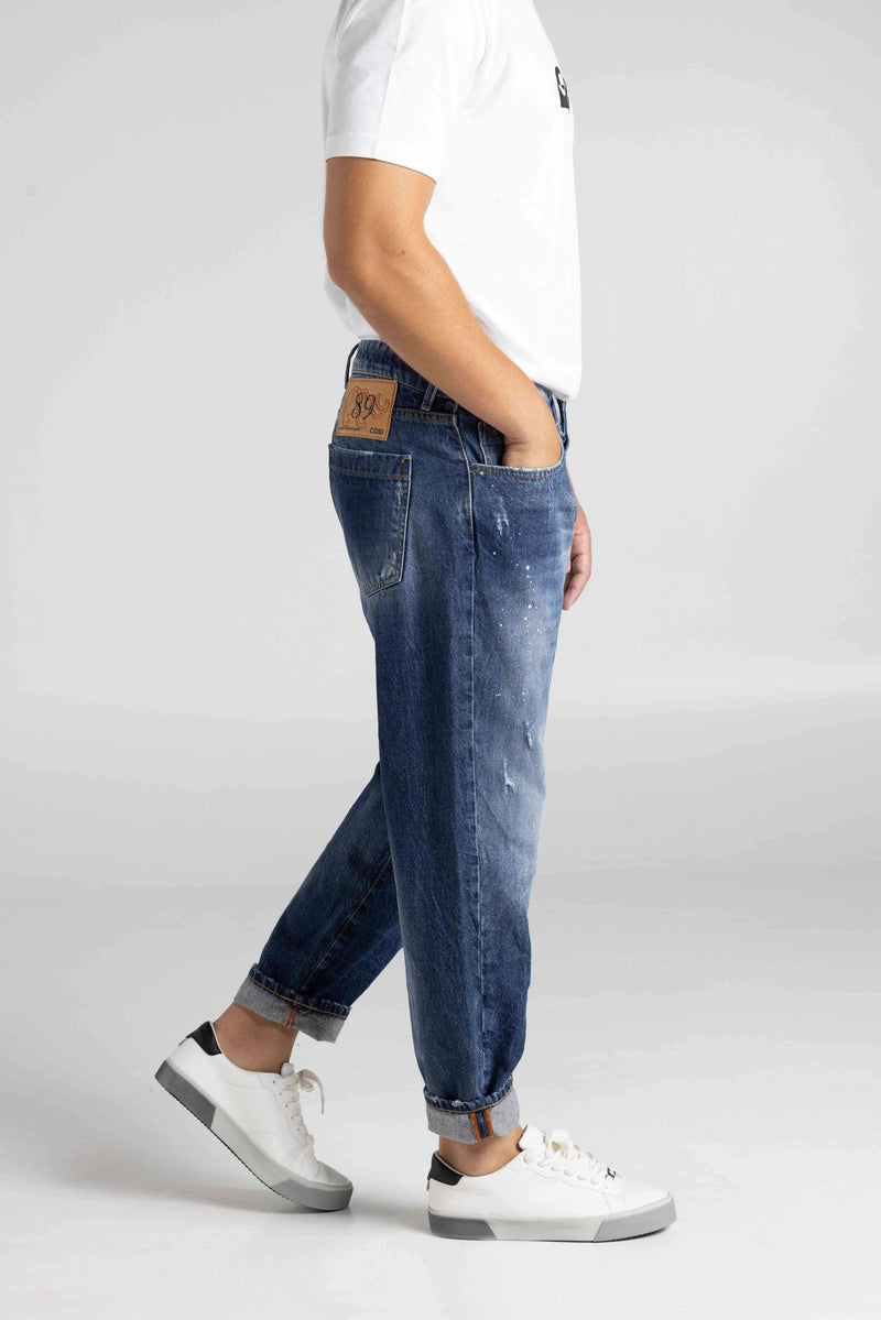 Ανδρικό παντελόνι Jean Cosi jeans - 64-MATTO 2 - w25 - μπλε