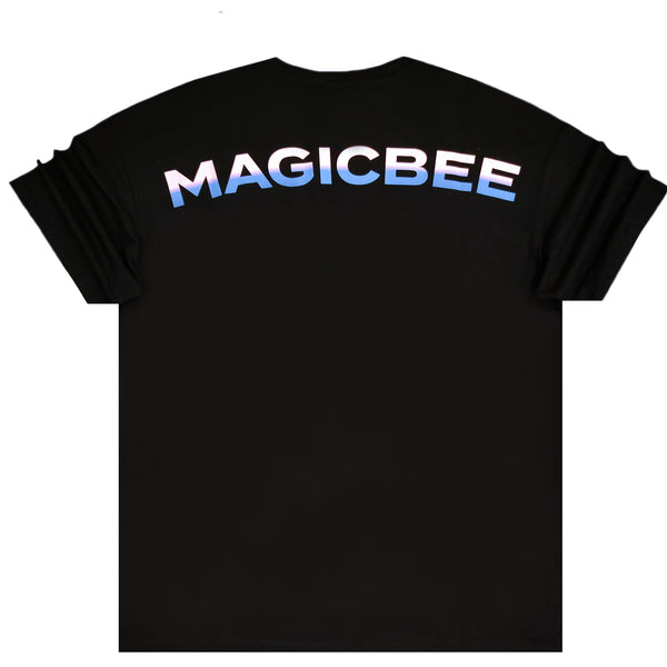 Magicbee - MB2302 - back fade logo tee - black