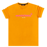 Magic bee - MB2308 - letters 2018 logo tee - yellow