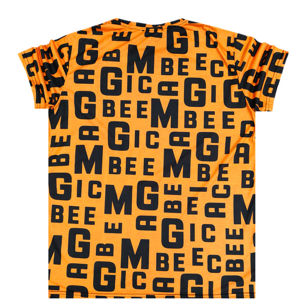 Magicbee - MB2312 - all over logo tee - orange