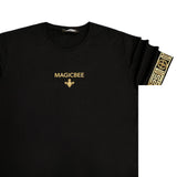Magic bee - MB2315 - gold elastic baroque tee - black