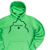 Magicbee - MB23500 - black logo hoodie - light green