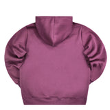 Magicbee - MB23500 - black logo hoodie - purple