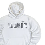 Magicbee - MB23503 - fuzzy logo hoodie - white