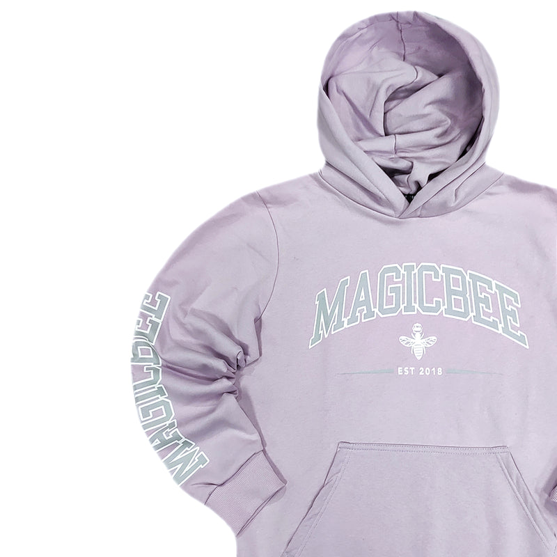 Magicbee - MB23508 - EST logo hoodie - lilaq