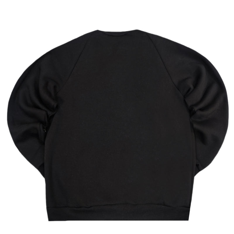 Magicbee - MB23514 - pocket design crewneck - black