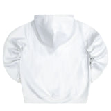 Μακρυμάνικο φούτερ με κουκούλα Vinyl art clothing - 17520-02 - teddy bear λευκό