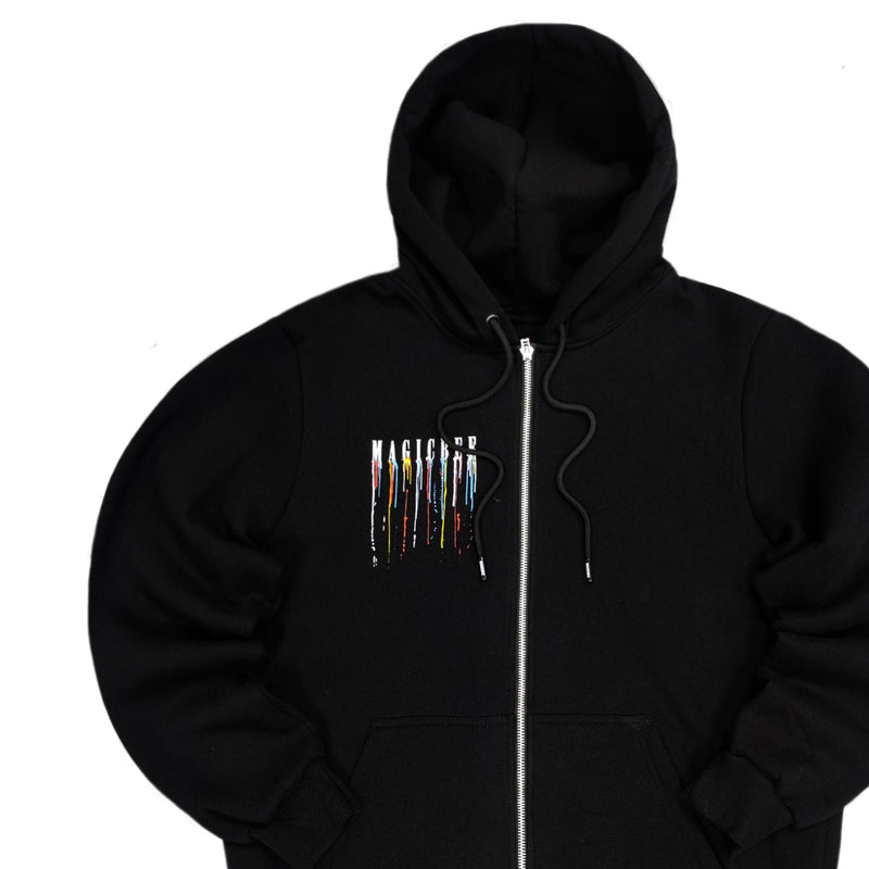 Magicbee - MB23605 - splashed jacket - black (limited edition)