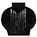 Magicbee - MB23605 - splashed jacket - black (limited edition)