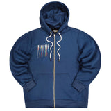 Magicbee - MB23605 - splashed jacket - blue (limited edition)