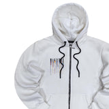 Magicbee - MB23605 - splashed jacket - white (limited edition)