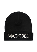 Magic bee - MB23701 - embroidered unisex beanie - black