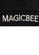 Magic bee - MB23701 - embroidered unisex beanie - black