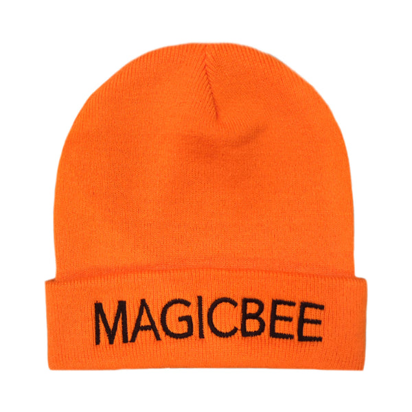 Magic bee - MB23701 - embroidered unisex beanie - orange