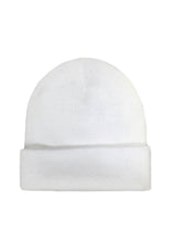 Magic bee - MB23701 - embroidered unisex beanie - white